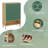 18 Pair Shoe Storage Cabinet
