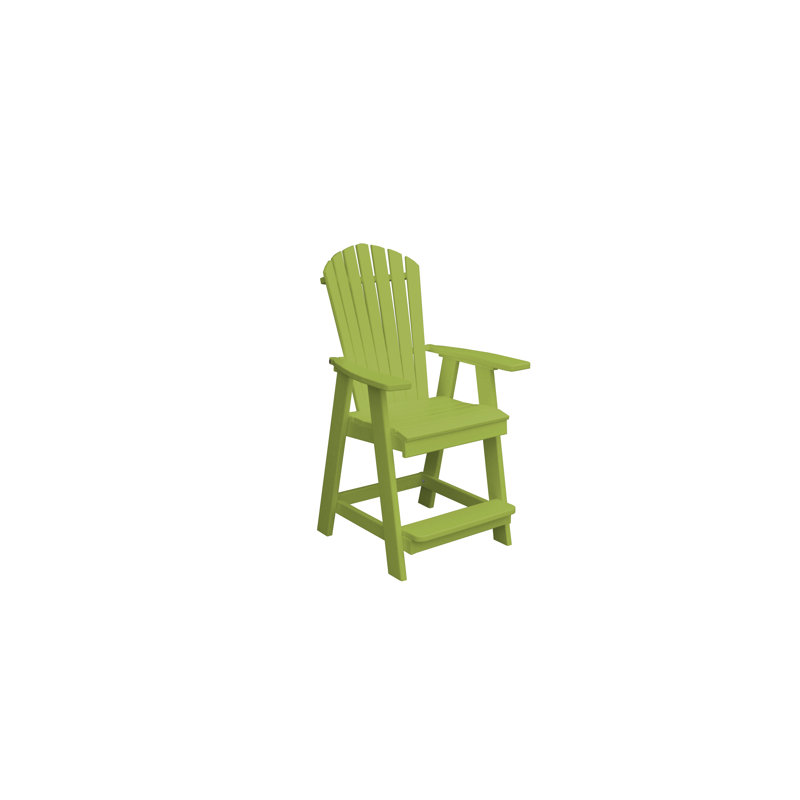 Chaise de comptoir de patio 24 po Lymington, Lime tropicale