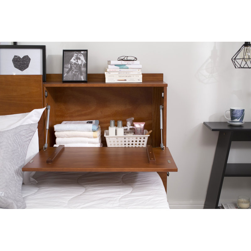 Enosburg Solid Wood Headboard, 205cm, Caramel