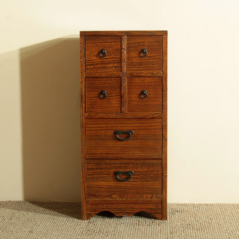 Brown Solid Wood Rectangular Dressers & Chests