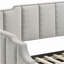 Lit de jour simple avec couchette Dove Grey