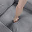 Fauteuil inclinable à dossier poussoir en velours côtelé doux et confortable en bois massif 1pc-894121784