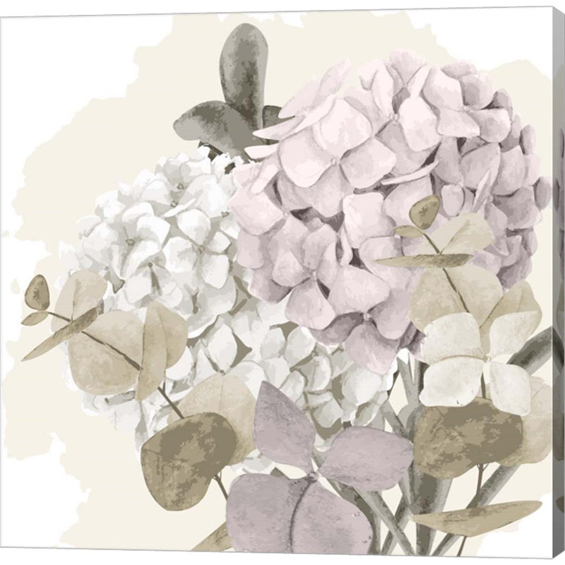 Décoration murale hortensia