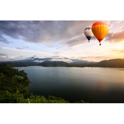 Montgolfières - photographie sur toile tendue