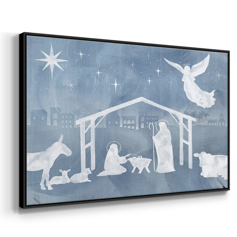 Star of Bethlehem Collection A, reproduction d'art sur toile, Noir, H 17 po x l 25 po x P 1,5 po