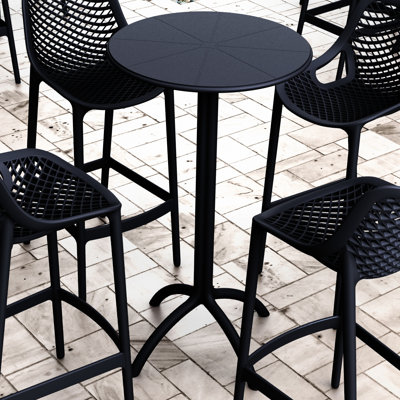 Round Outdoor Bar Table ,