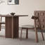 Retro light luxury rectangular dining table set-102552084