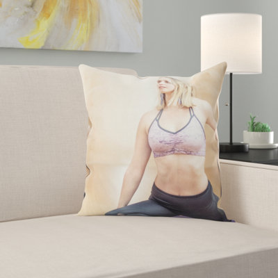 Microsuede Throw Pillow