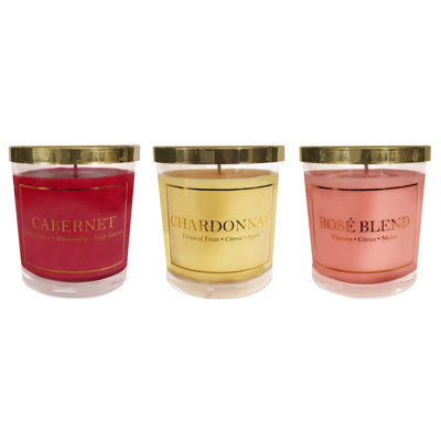 Wine Scented Wax Candles Collection