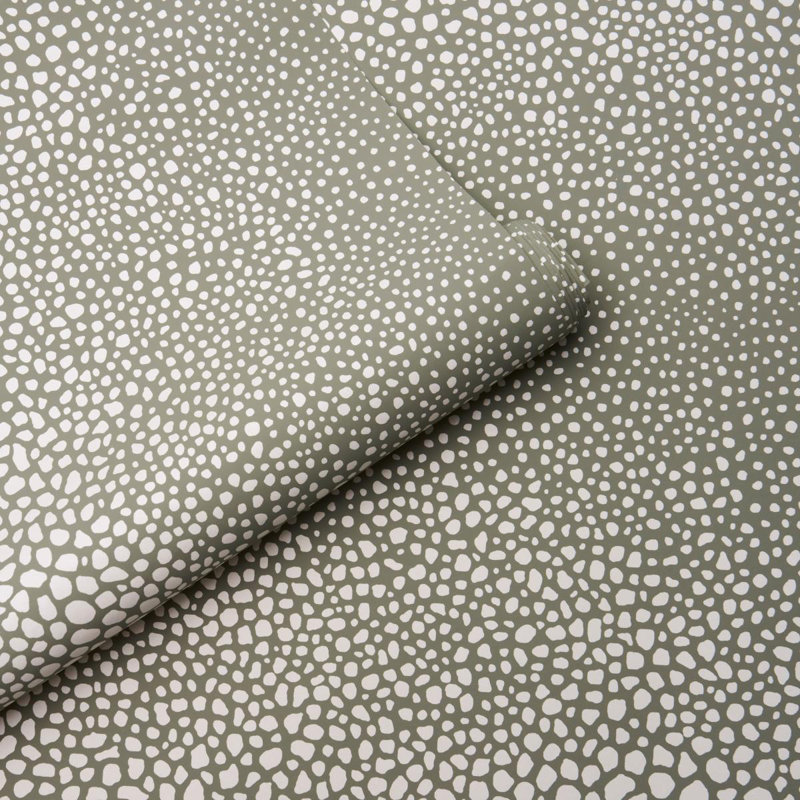 Schumacher x Celerie Kemble Fickle Texture Wallpaper, Kelp