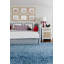 Wool Abstract Area Rug in Blue/White-856133075