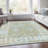 Machine Washable Indoor/Outdoor Xhevrie Sage Rug-1382111214