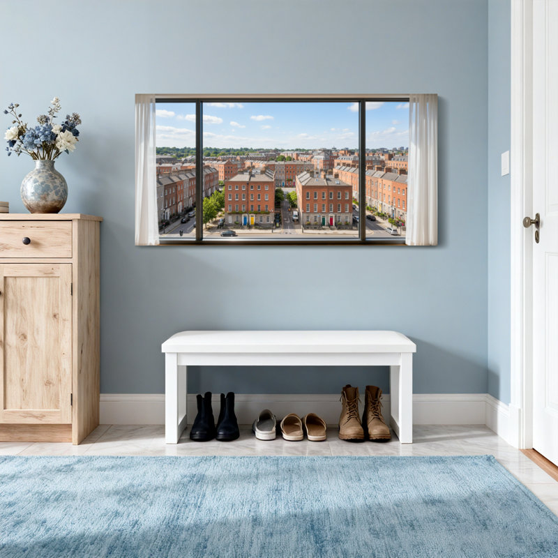 Cadre urbain pour fenêtre à vue urbaine et à paysage urbain Scenic & Cityscapes, H 20 po x l 40 po