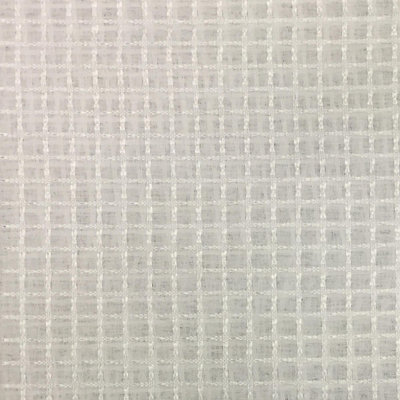 Victoria Fabric | Square Design Sheer Fabric | Drapery & Curtain Fabric