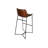 Jobin Upholstered Counter Stool with Metal Frame-439600021-439600026