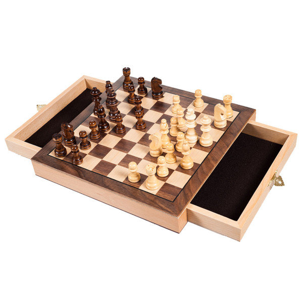 Trademark Games Modern Chess Set - Acrylic Chess Board with 32