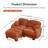 Compression Cozy Sectionals, Chenille 2 Seat Modern Home Lounge