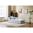 Blue 3 - Seat Convertible Compression , Futon Bed With Pillow Back Support, Armrest, And Chenille Fabric For Bedroom Relax Time Bed, Couch Office Lounge-1082948783