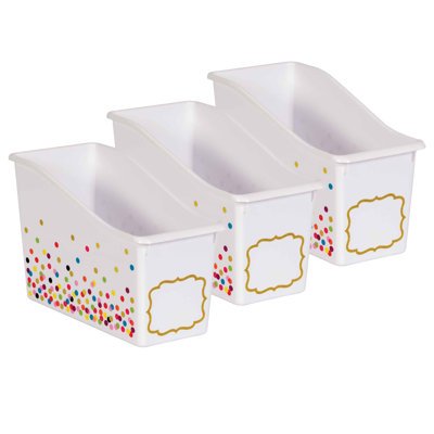 Ensemble de bacs à confettis en plastique