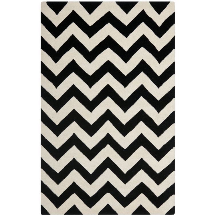 Teresita Hand Tufted Wool Chevron Rug