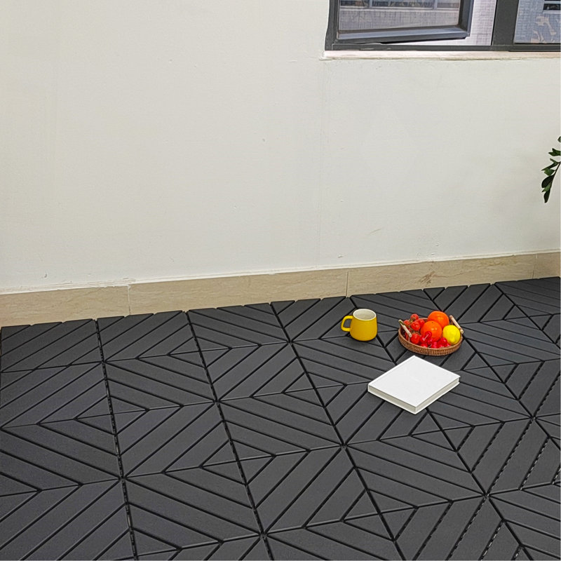 Carreaux de terrasse en plastique emboîtables