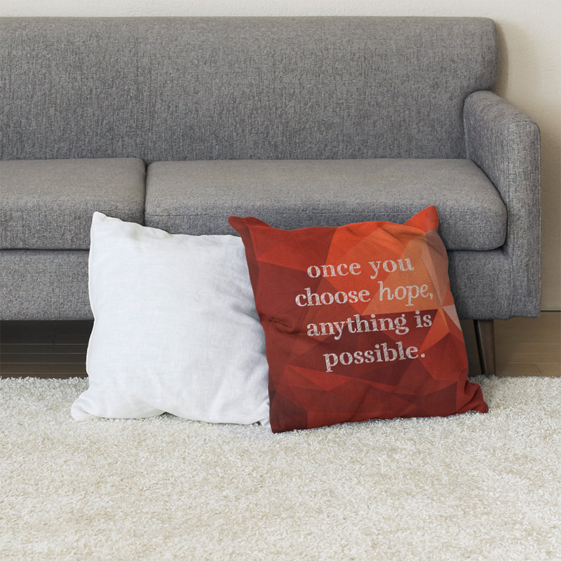 Coussin de sol pierres précieuses choisissez Hope, 40 po x 40 po, Topaze