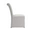 Ensemble de salle à manger rectangulaire en bois récupéré avec chaises roulées Gwendoline-690435093-690435082