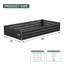 Lit de jardin surélevé galvanisé Kymari, plusieurs tailles au choix, supports de plantes offerts-1425902162-1439304221-1438991577