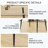 Modern Glass Table With Black Metal Leg Supports, Seating For 4-6, Easy To Clean And Install, Suitable Different Spaces Rectangular Tempered Frame, Seats Up, Suited Various