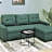 Convertible L-Shaped Sectional Sleeper Sofa Bed-928520535