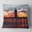 Coussin Seashore Pier au coucher du soleil avec des nuages-29342722-29342719