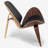 Shela Lounge Chair Crafted Walnut Veneer & Genuine Leather-871011077