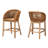 Carlmontia 23.6'' Rattan Counter Stool