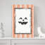 Tampon citrouille d'Halloween, affiche murale contemporaine d'automne-178082945