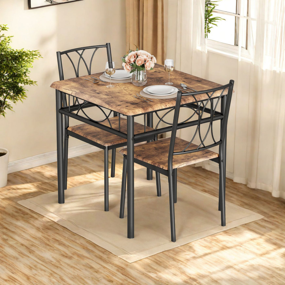 Sommersby 2 - Person Four Leg Dining Set 17 Stories