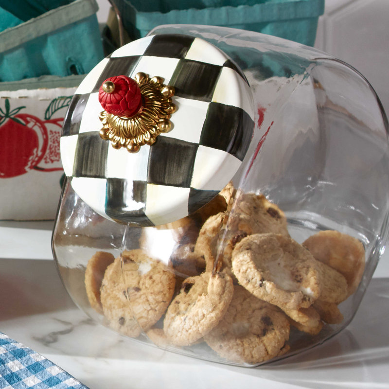 Courtly Check® Cookie Jar with Lid