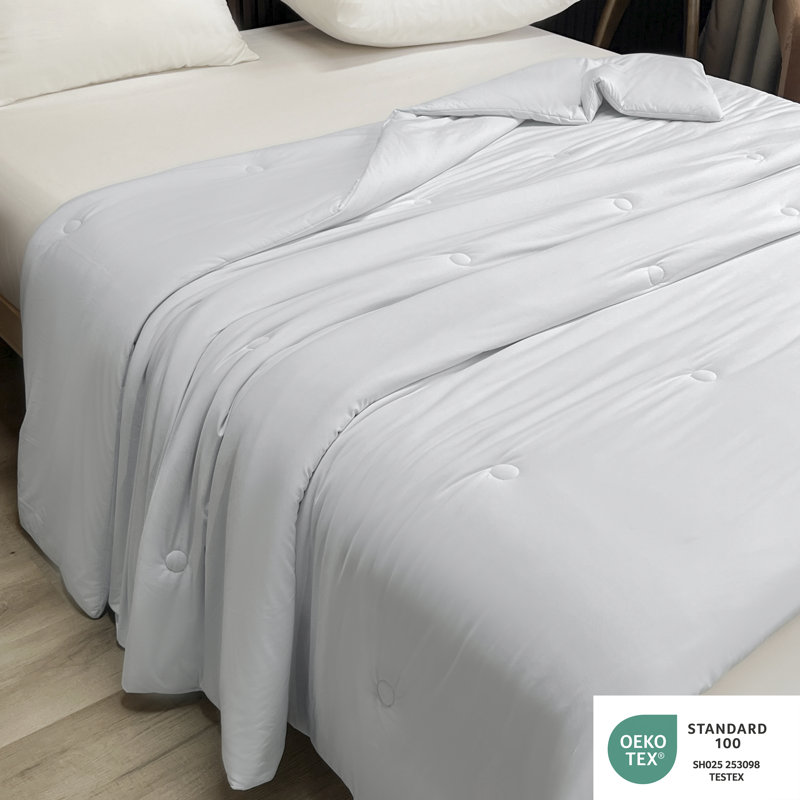 Cooling Comforter for Hot Sleepers, Advanced Cool-Touch Fabric, Lightweight Breathable Summer Blanket, Soft All Season Cooling Blanket, Machine Washable