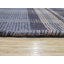 Tapis bleu à motif écossais moderne et élégant en laine de coton noué à la main Gianna-1761988762