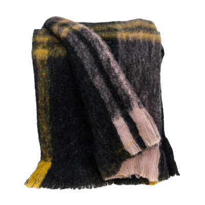 Parkland Collection Cabino Plaid Handloom Woven 52" x 67" Throw Blanket