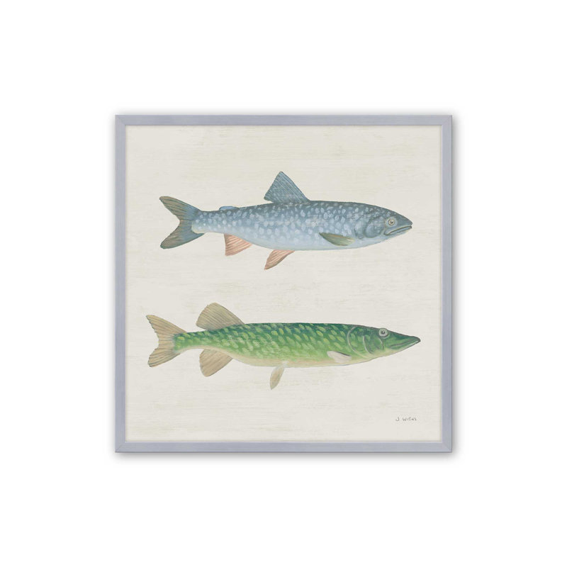 «Waters Edge I» par James Wiens, reproduction d'art, Argent, H 20 po x l 20 po