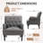 Annalese 28.5'' Wide Modern Leather Armchair-71856053