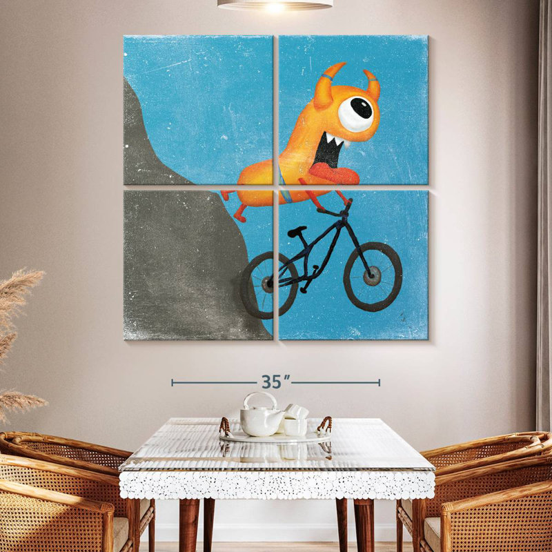 Ashelle Xtreme Monsters I, 50" H x 50" W
