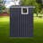 Metal Garden Sheds 7Ftx4.3Ft Outdoor Storage Sheds Coal Grey With Window-123950871