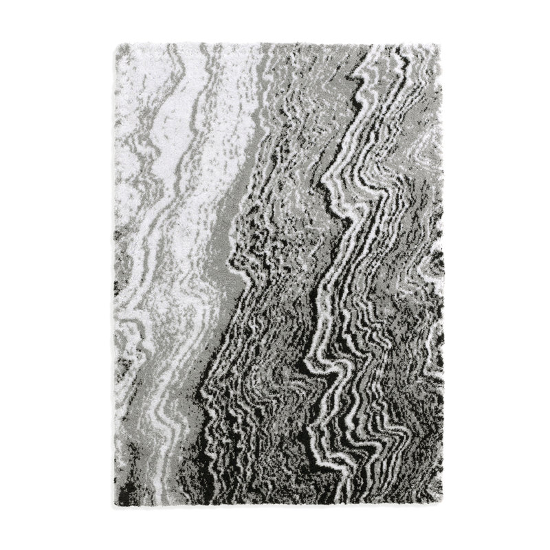 Kushner Cotton Non-Slip Bath Rug, 24" x 36", Light Gray