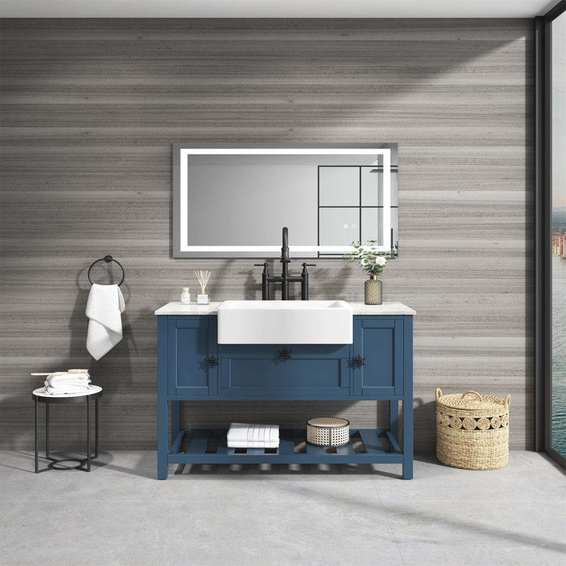 Solid Wood Bathroom Vanities Without Tops 48 In