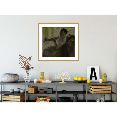 «Portrait of Miss Rose Caron» par Edgar Degas, impression giclée encadrée