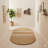 Hand Woven Oval Jute Doormat