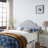 Full And Queen Sized Headboard - Classy Silhouette, Nailhead Stud Detail, Adjustable Feet, Inviting & Charming Arched , Height, Cozy Fabric, Grey Shade