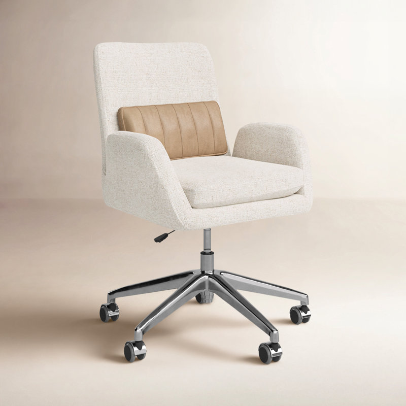 Leda Swivel Task Chair, Omari Natural