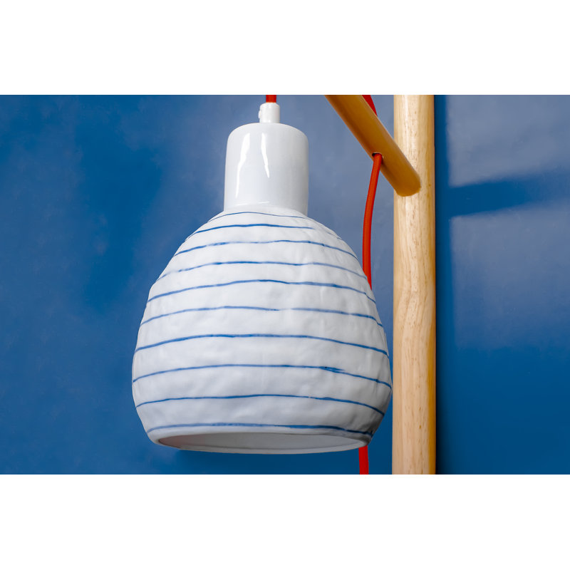 Filey 1-Light Plug-in Beige Armed Sconce